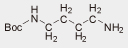 N-Boc-1,4-Diaminobutane Structural Formula