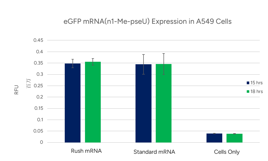 Purity of Regular mRNA – 2.1 kb
